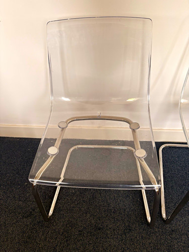 Ikea tobias clear dining - x,