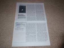 Linn Sara Speaker Review,1982