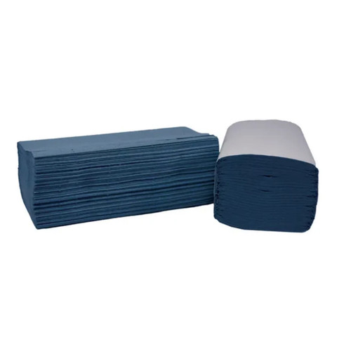 Ply blue fold hand towels - i,