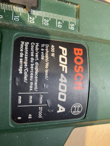 Bosch pof 400a plunge - bosch, router