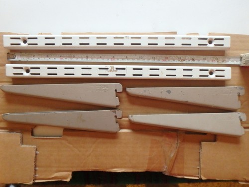 Spur metal shelving uprights - metal,