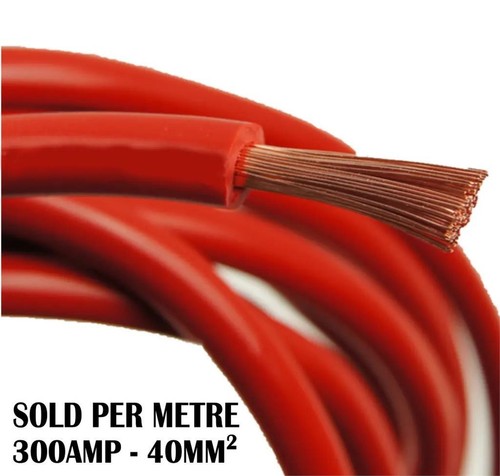 Red live battery cable - red, 300