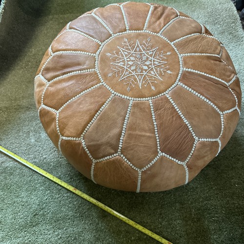 Moroccan oak hand stitched - hand,