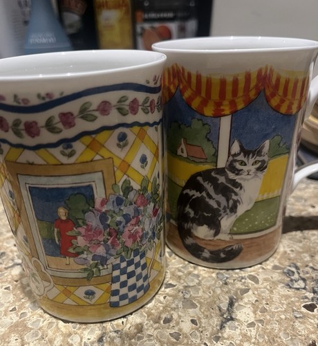 Cat mugs by - cat, 🐈‍⬛