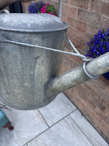 Vintage galvanized metal one - vintage,