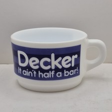 Decker It Ain't Half A Mug Arcopal France Vintage Collectable 1980s / 90s