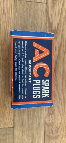 Vintage spark plugs m - 10, ac