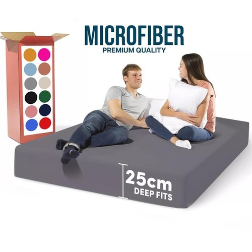 Microfibre fitted sheet cm - 25,