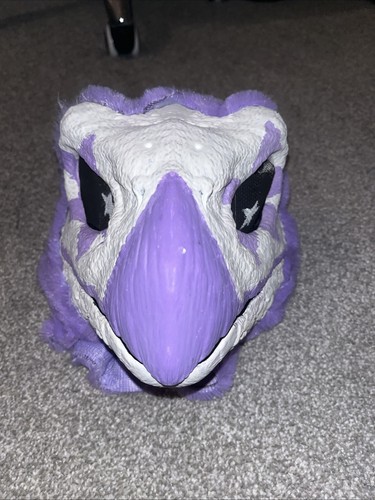 Dino mask fursuit partial fur - partial,