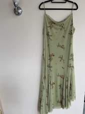 Zara NWT Green Floral Strappy