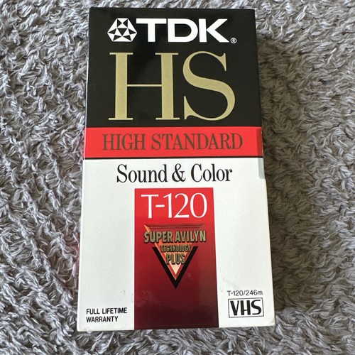 Tdk 120 high standard - t-120, vhs