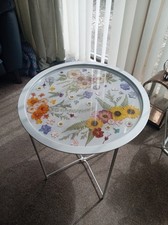 Epoxy resin pressed flower