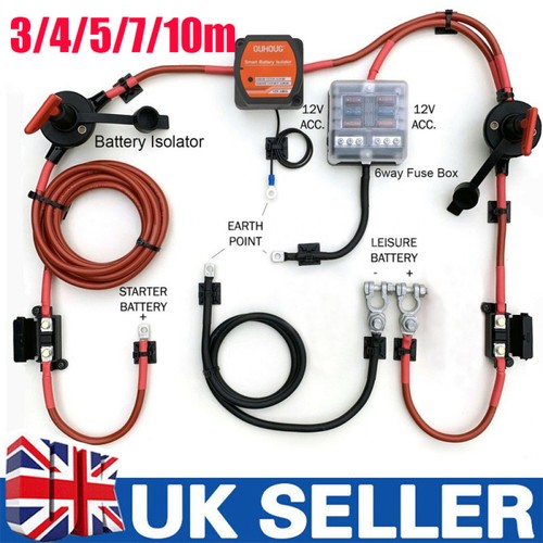 Battery split charge kits 12v - battery,