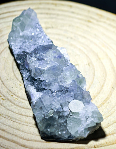 Natural purple fluorite - natural,
