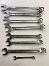 Imperial Combination Spanner Gedore King Dick Elora Chrome 3/8" - 7/8" NOS