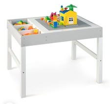 3-in-1 Wooden Kids Activity Table with Reversible and Removable Tabletop     75