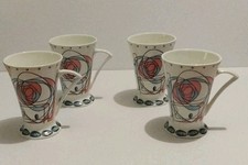 4 Dadoos Bone China Art Deco