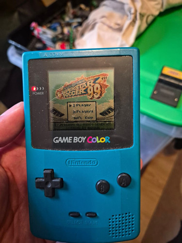 Nintendo game boy color blue - boy,