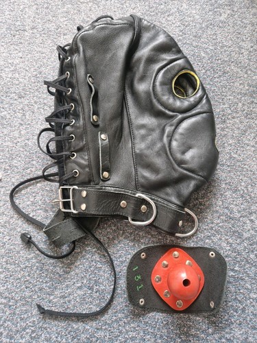 Leather hood fetish - , gimp