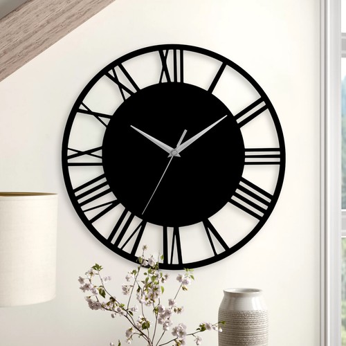 Skeleton roman numerals wall - roman,