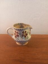 Vintage Nicholas Mosse Pottery - Irish Studio Pottery Jug, Flower Design 