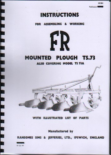 Ransomes mounted - ransomes, "ts.73"