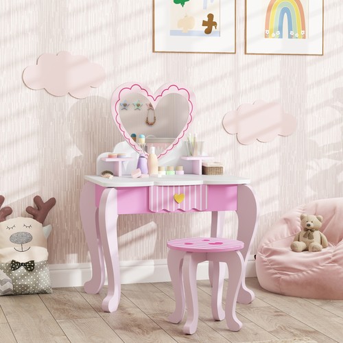 Kids dressing table set - table,