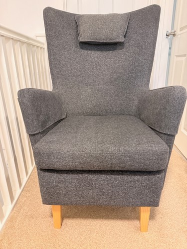 Ikea omtänksam grey wingback - grey,