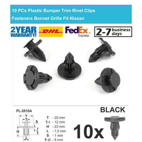 Push type bumper fastener - x,