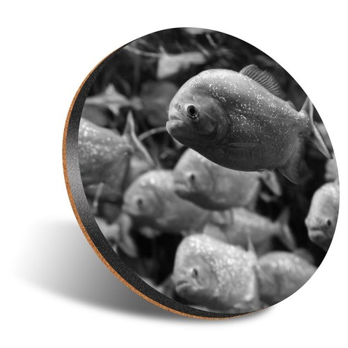 Round 12cm coaster bw - coaster,