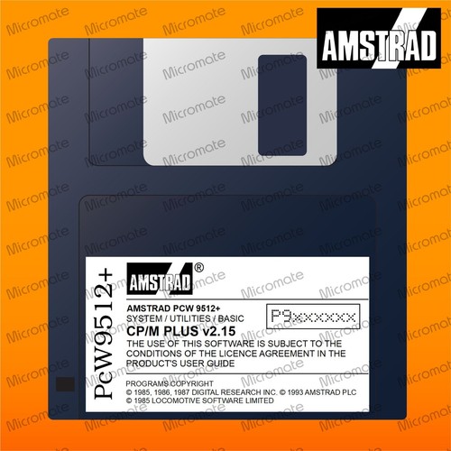 Amstrad pcw 9512 cpm - amstrad, cp/m