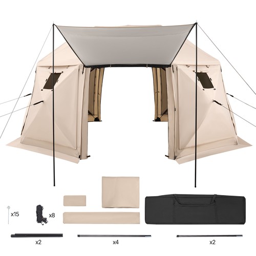 Uimoso sided pop gazebo - 13-sided, pop-up