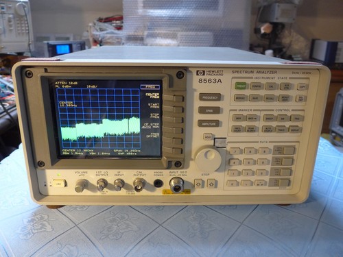 Hp8563a spectrum analyzer - spectrum,