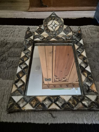 Antique moroccan wall mirror - moroccan,