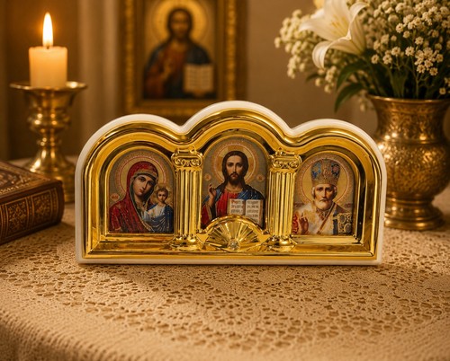 Orthodox christian triptych - orthodox,