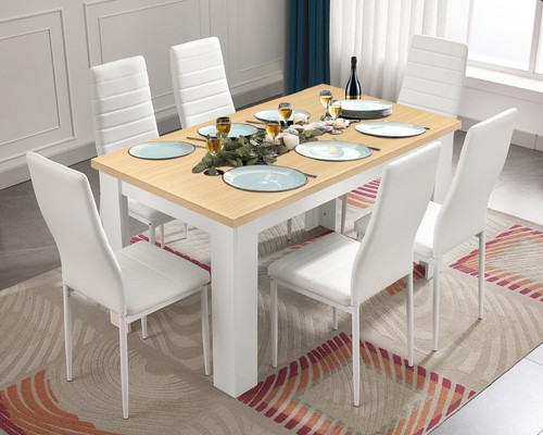 Dining table and chairs - dining,