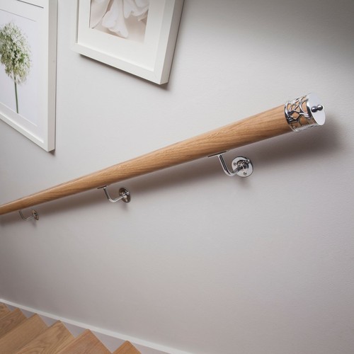 Oak mopstick handrail kit - mopstick,