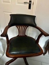 refurbished oak captains chair