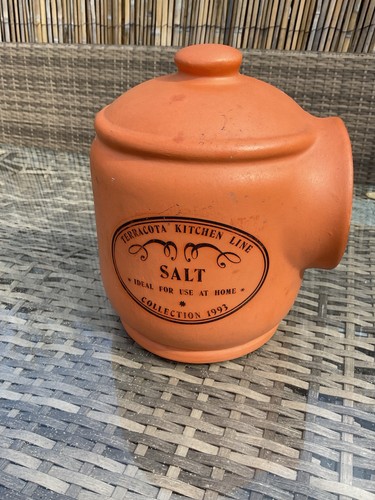 Terracotta salt pig - terracotta,