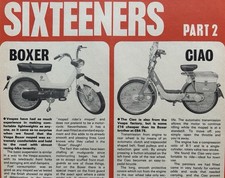 VESPA BOXER / VESPA CIAO -