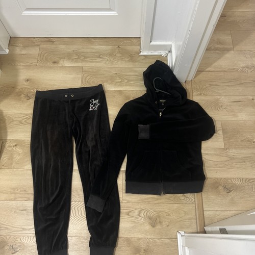 Juicy couture black velour - couture,