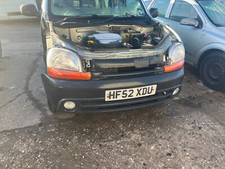 RENAULT KANGOO AUTHENTIQUE MK1 2002  FRONT BUMPER WITH FOGS  BREAKING SPARES