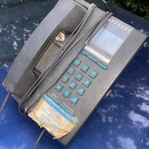 Vintage payphone - vintage,