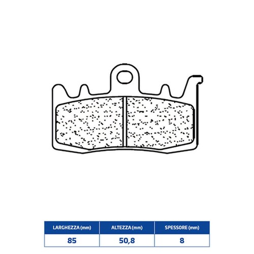 Front sintered brake pads - front,