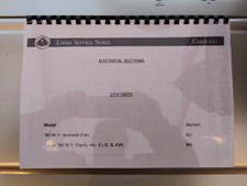 LOTUS ELAN M100  ELECTRICAL --