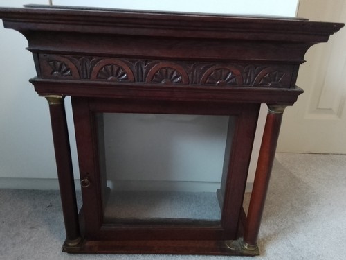 Antique oak and - and, brass