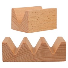  2 Pcs Wooden Taco Holder Japanese Sushi Plate Sashimi Serving Tray