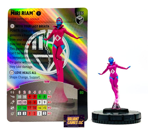 Heroclix miri riam 032 - riam, &