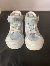 Toddler kids size 4 blue unicorn Vans sk8-hi shoes sneakers AB