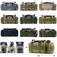 Tactical Military Chest Fanny Shoulder Waist Bag Camo Hunting Molle Camping Pack